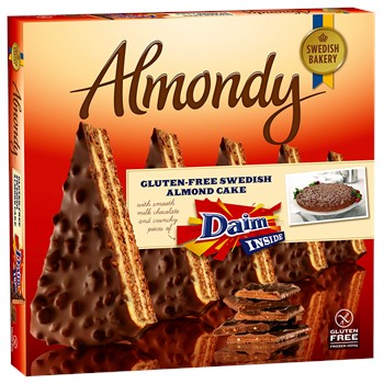 Mandeltårta med Daim
